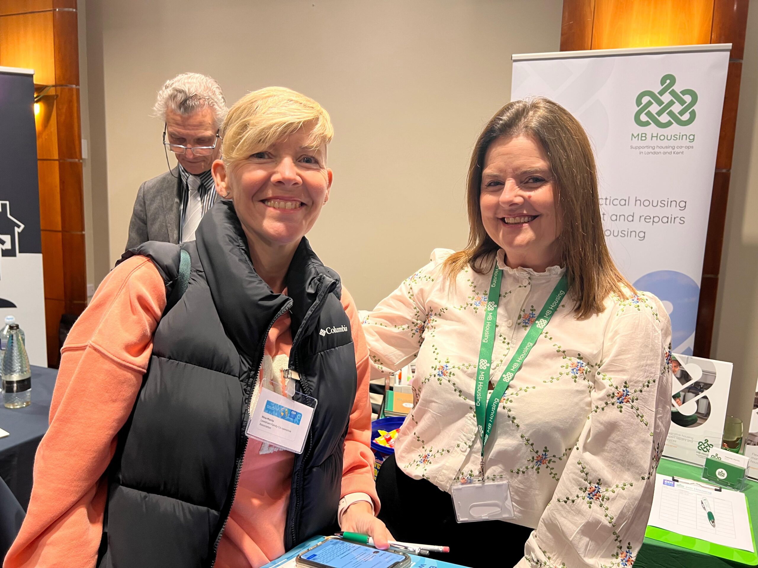 Melanie and Nina at CCH Conference